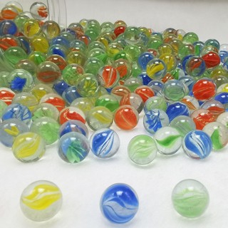 [GIÁ SỈ] SET 2KG Viên Bi Ve Thủy Tinh Trong Suốt Nhiều Màu 16mm - Bi ve dùng làm đồ chơi cho bé