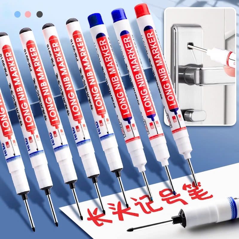 Bút Đánh Dấu Ngòi Dài 2cm Kháng Nước Dùng Cho Làm Mộc, Kim Khí, Xây Dựng Đa Công Dụng Tiện Lợi