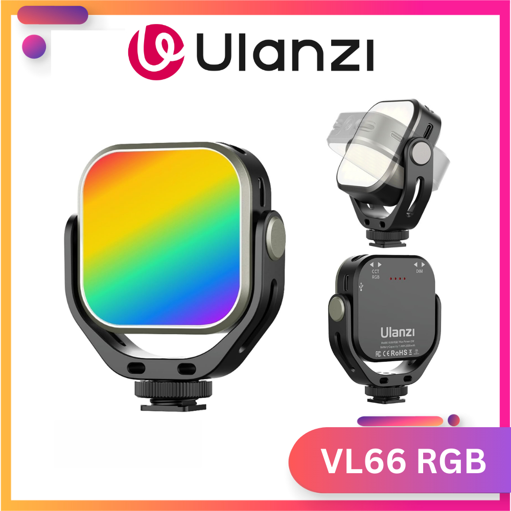 Ulanzi VL66 RGB Multi Color LED Video Light