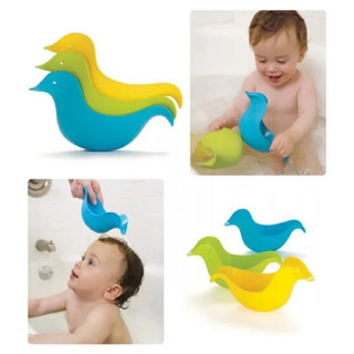 Set 3 đồ chơi nhà tắm vịt con cho bé , chất lượng an toàn S.Kip H.op - Dunck Stacking bath toys