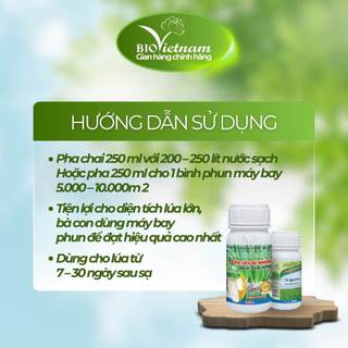 (MUA 10 TẶNG 1) Phân bón hữu cơ BIO SIÊU ĐẺ NHÁNH 250ml giúp cây lúa siêu đẻ nhánh, nở bụi, cứng cây, kích rễ phát triển