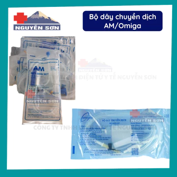 Bộ dây truyền dịch 1 bịch 25 bộ dùng trong y tế - thiết bị y tế Nguyễn Sơn