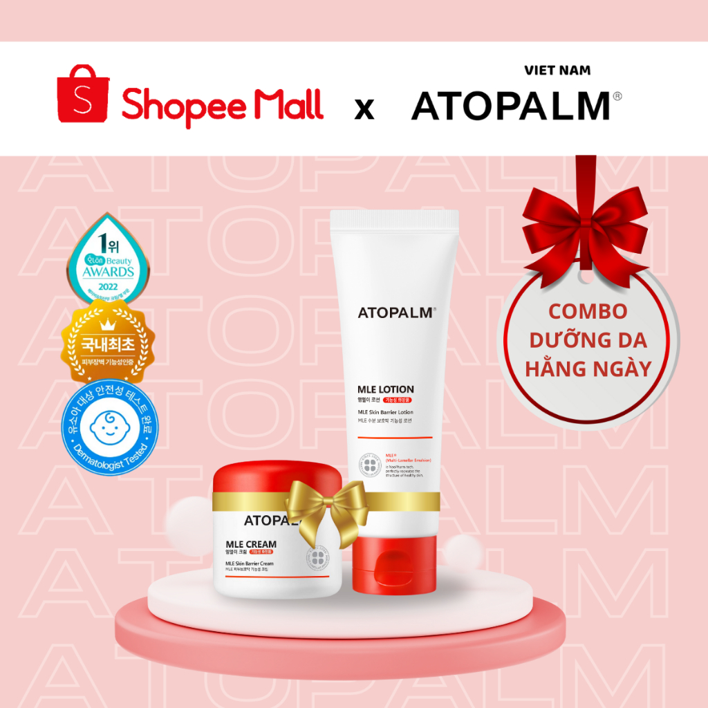 Ảnh Combo 2 sản phẩm dưỡng da sáng tối cho da nhạy cảm của bé (MLE CREAM 65ML - MLE LOTION 120ML) 2