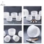 BỘ CHUÔNG XOAY CRYSTAL TRẮNG 7 LUÂN XA -7 nốt chuông ngọc -chuông pha lê -chuông Ngọc thạch anh - Amrita