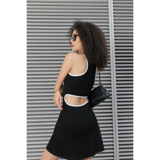 Váy Thể Thao Nữ J-P Fashion Hở Lưng Liền Thân Nhiều Màu Phối Viền Trắng Pickleball, Tennis, Golf Crush 12110564