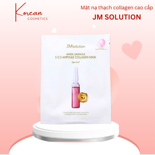 Mặt nạ thạch water luminous s.o.s ampoule collagen JM solution