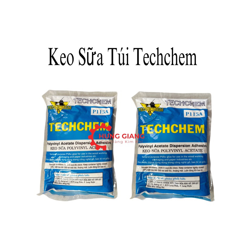 Keo Sữa Túi 1kg Techchem Chính Hãng Công Ty chuyên dán gỗ, giấy dán tường