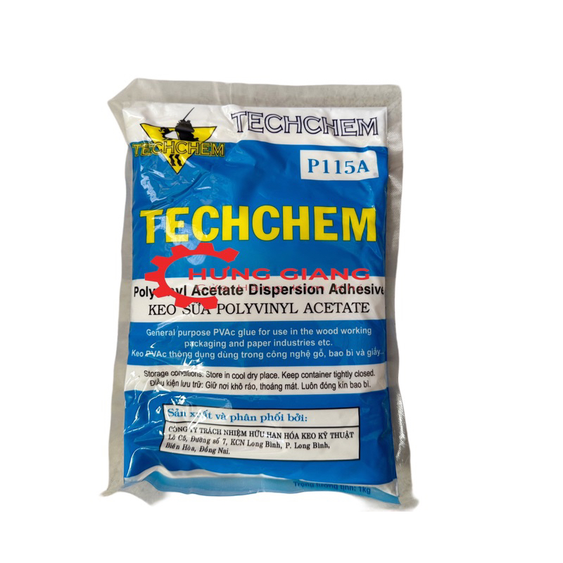 Keo Sữa Túi 1kg Techchem Chính Hãng Công Ty chuyên dán gỗ, giấy dán tường