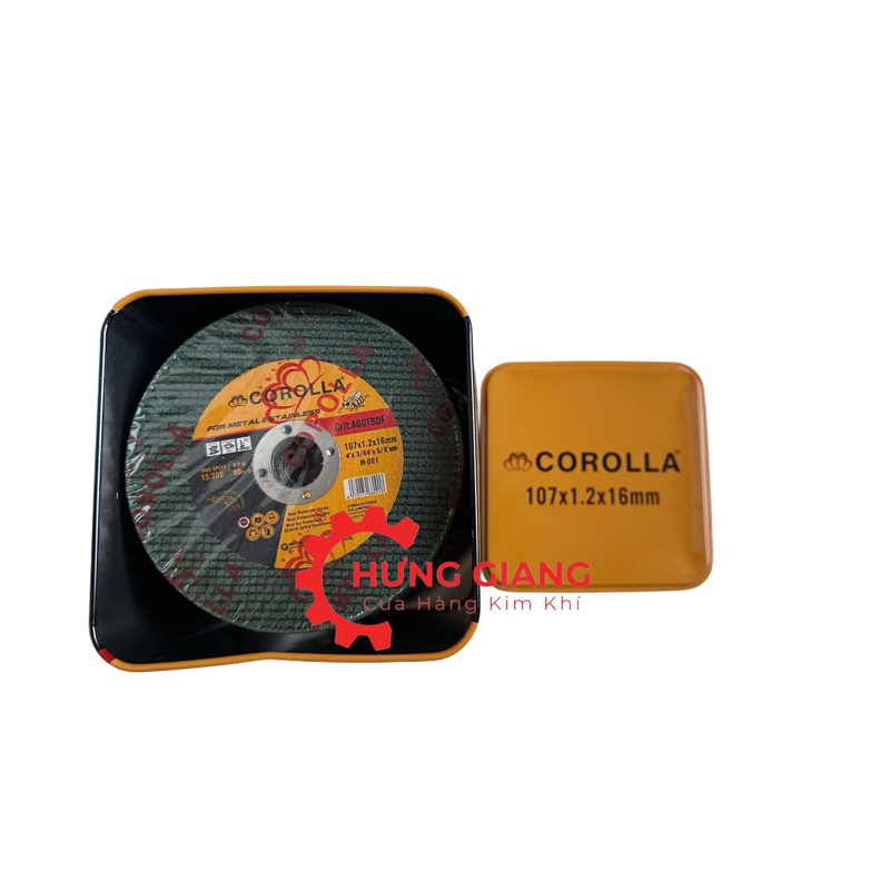 Hộp 100 viên Đá Cắt Sắt, Inox Corolla 1 tấc Hàng Loại 1