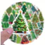 Set Sticker Cây Thông Noel Size 8-10cm Chống Nước Dán Laptop Vali Mũ Bảo Hiểm