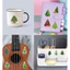 Set Sticker Cây Thông Noel Size 8-10cm Chống Nước Dán Laptop Vali Mũ Bảo Hiểm