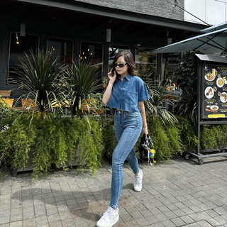 MIDDUA - JN201Skinny jean có túi