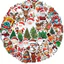 Set 100 Sticker Noel Giáng Sinh Chống Nước Dán Laptop Vali Mũ Bảo Hiểm
