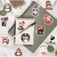 Set 60 Sticker Hoạt Hình mèo Noel Chống Nước Dán Laptop Vali Mũ Bảo Hiểm Sổ Tay