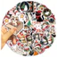 Set 60 Sticker Hoạt Hình mèo Noel Chống Nước Dán Laptop Vali Mũ Bảo Hiểm Sổ Tay