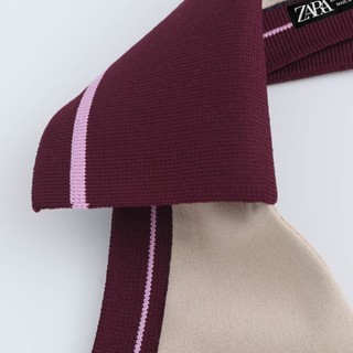 Đầm Zara made in Morocco mini yếm kaki viền đô sang đẹp