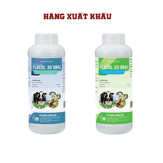 Thuốc thú y Flocol Vb của Pharma trị tiêu hóa, hô hấp cho heo gà vịt ngan gia súc gia cầm