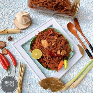 200g Heo khô cháy tỏi loại 1 - Thế Giới  Ăn Vặt Kiki- Đồ Ăn Vặt Hải Phòng