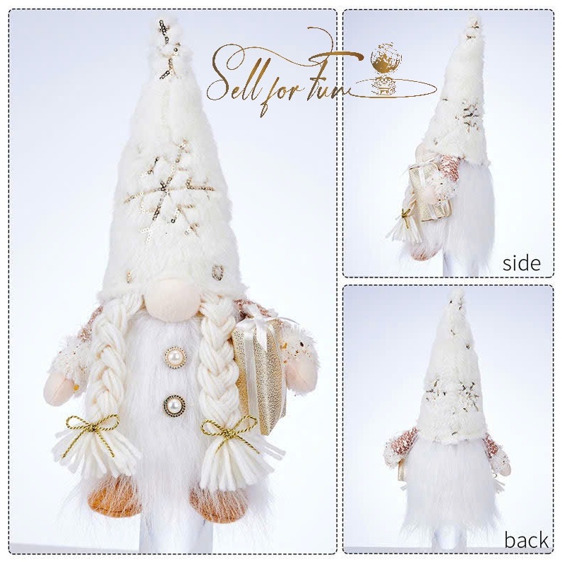 Búp Bê NOEL Búp Bê Đồ Chơi Trang Trí Giáng Sinh Người Lùn Phát Sáng