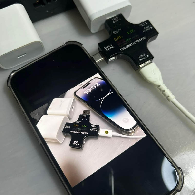 Thiết bị đo dòng test điện áp củ sạc pin dự phòng | Shopee Việt Nam