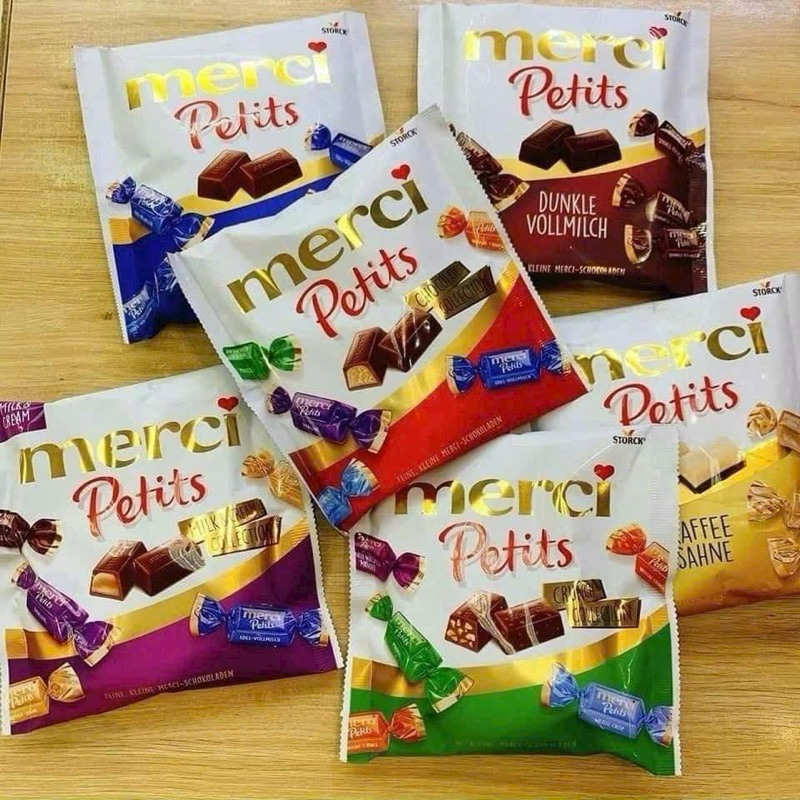 Kẹo socola Merci Stock Đức gói 125g | Shopee Việt Nam