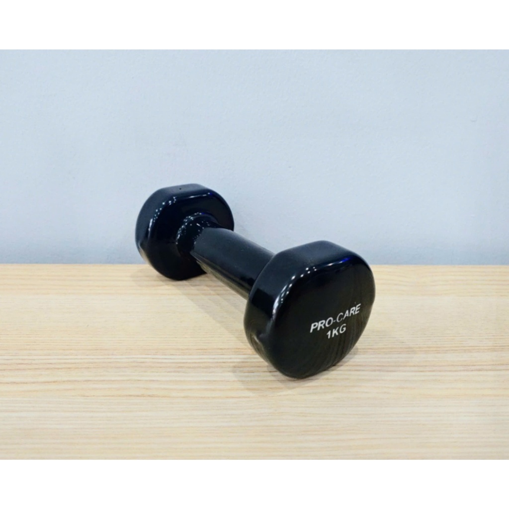 Tạ Tay Dumbbells Cao Su Lõi Sắt Pro-Care Đài Loan - Trọng Lượng Tạ từ 1KG đến 5KG (1 Cái)