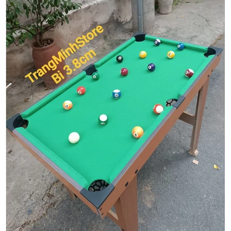 BÀN BI A MiNI CỠ LỚN 92x52x73cm, Bàn Bida Trẻ Em 6 Lỗ, Bàn Bi Da To Đại