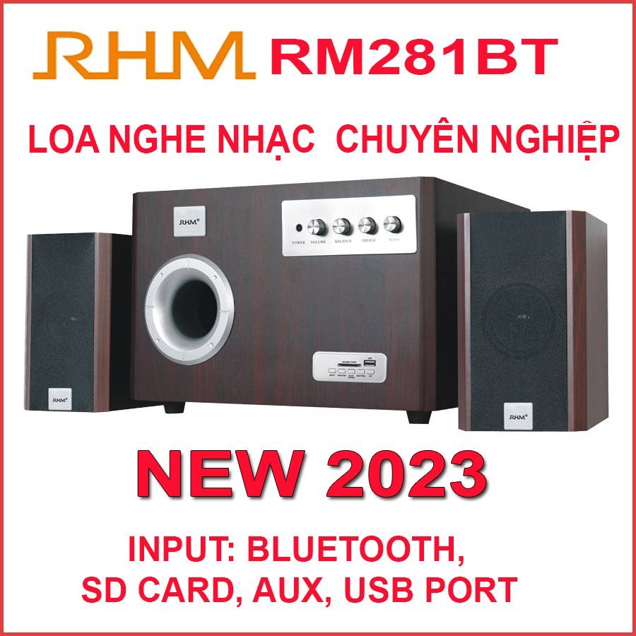 Loa RHM 281BT 2.1 RHM RM281 BT - 60W tổng, (có bluetooth) rhm 281 bt ...