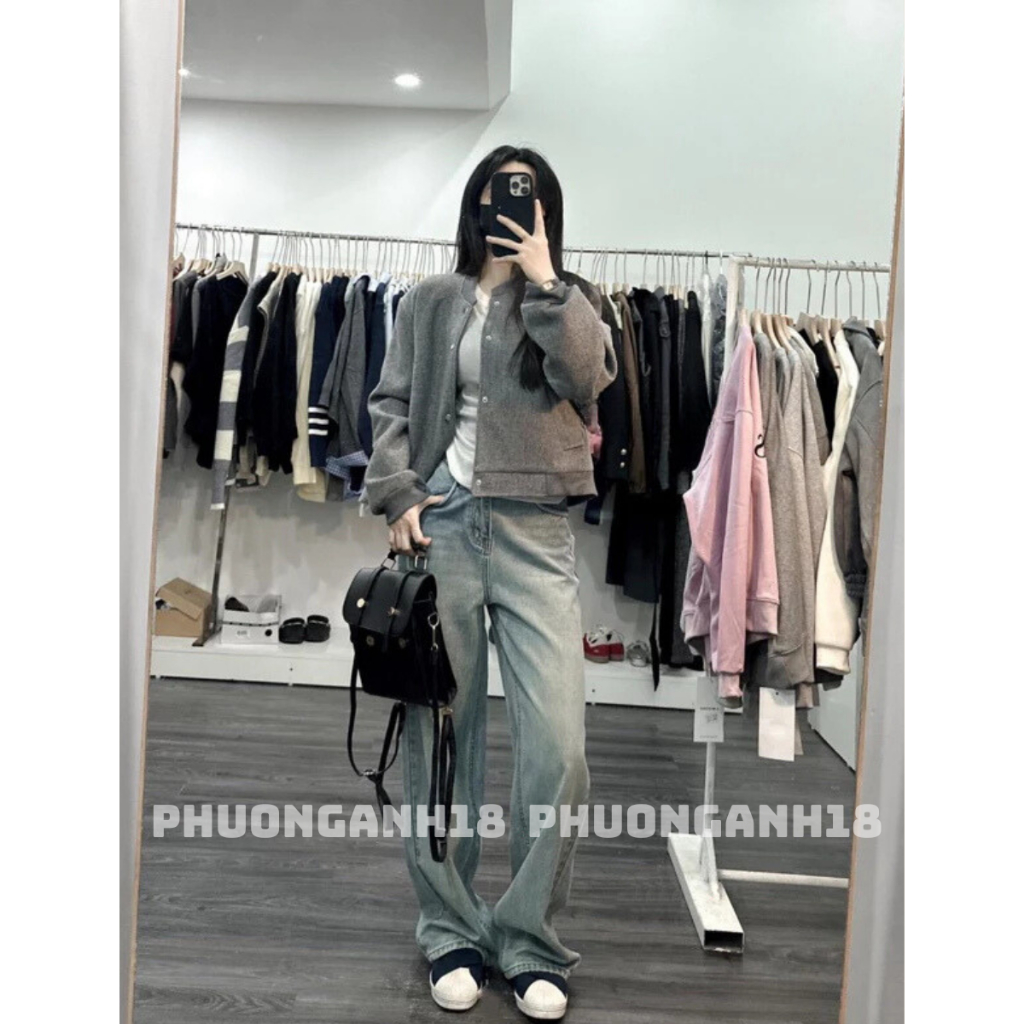 Áo khoác nỉ Bomber 2 lớp 336