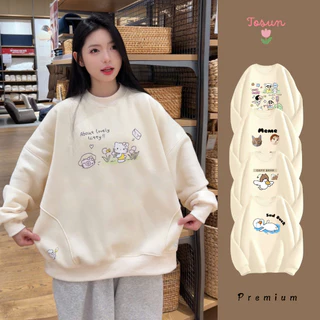 Áo Sweater Nỉ Bông Form Boxy In Hình Nhiều Mẫu Bản Premium Mẫu Hot 2024