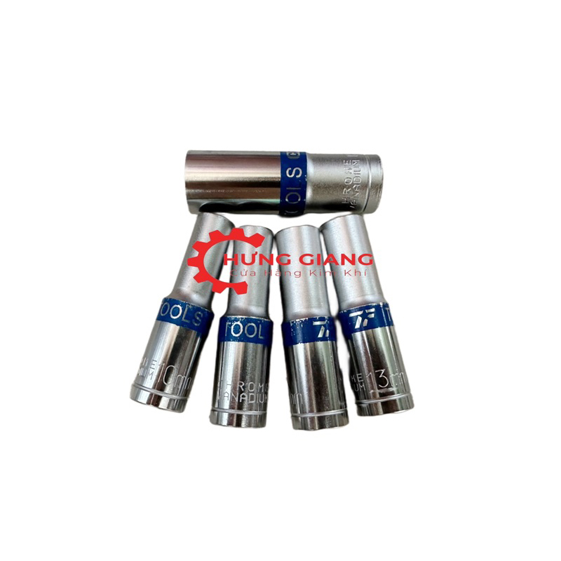 Đầu Khẩu (Đầu Tuýp) 1/2 Dài đủ kích thước chất lượng thép siêu cứng