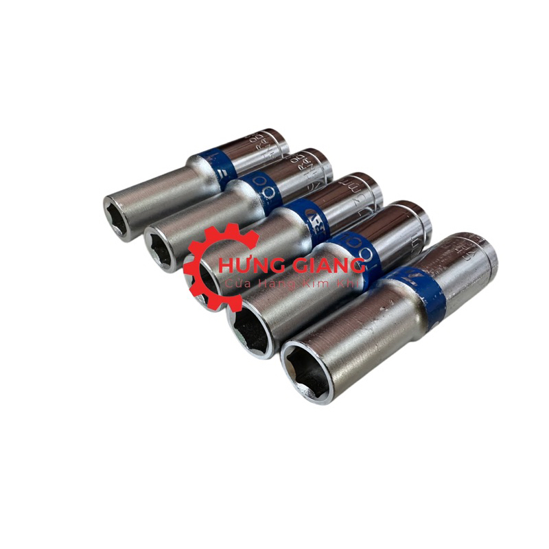 Đầu Khẩu (Đầu Tuýp) 1/2 Dài đủ kích thước chất lượng thép siêu cứng