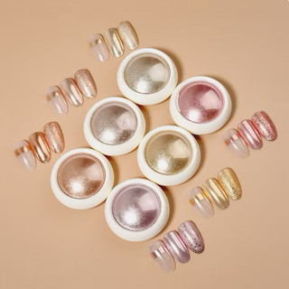tráng gương nail - set bột chà tráng gương nhiều tông màu siêu sáng