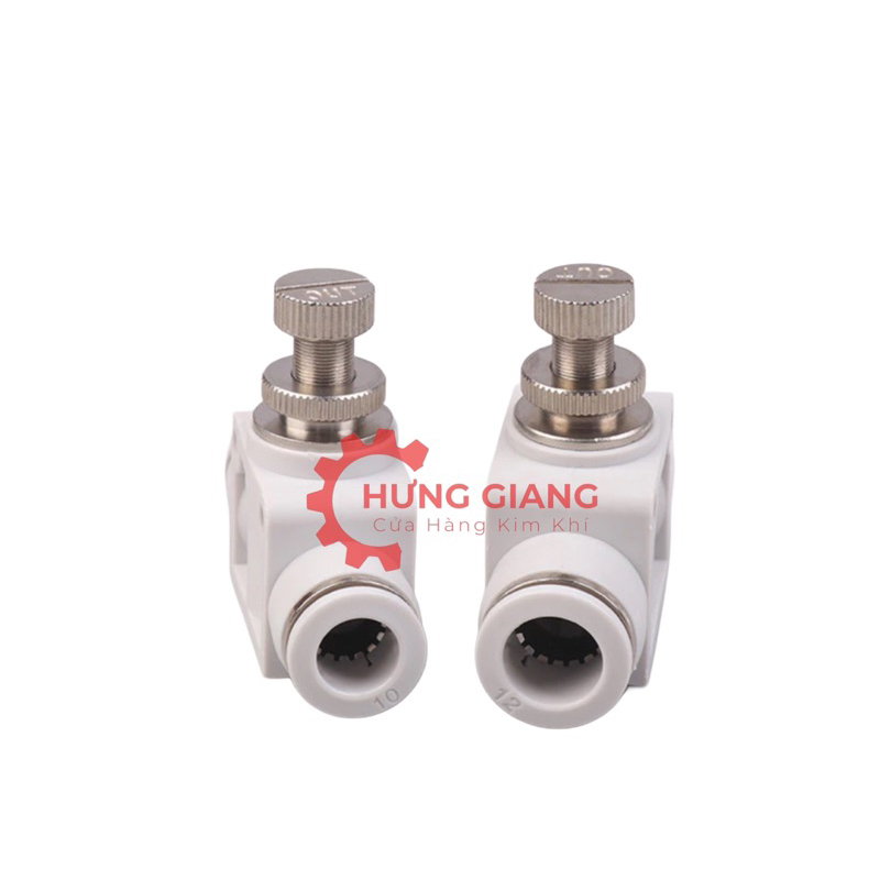 Van Tiết Lưu Điều Chỉnh, Đầu Nối LSA MÀU TRẮNG Nối Hai Đầu Khí Nén Chịu Áp Lực Cao
