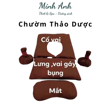 Túi Chườm Thảo Dược, Gối Chườm Đa Năng, Chườm Mắt, Lưng, Cổ Vai Gáy Dùng Cho Gia Đình Spa.