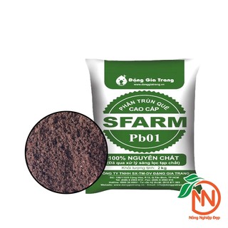 Phân Trùn Quế SFARM 2kg - Phân Bón Cao Cấp Đã Xử Lý - Trồng Rau Màu, Cây Kiểng, Bonsai - PB01