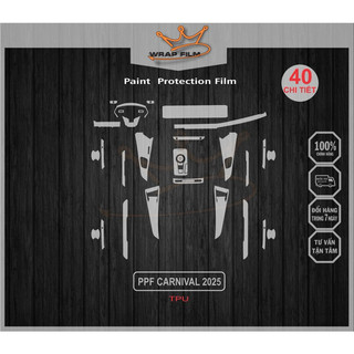 Film PPF TPU bảo vệ nội thất Kia Carnival 2025 New
