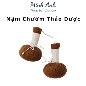 Túi Chờm Bóng Chườm Thảo Dược Massage Giảm Đau, Thảo Mộc Chườm Nóng Dùng Trong Đông Y Spa Dưỡng Sinh