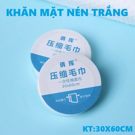 [COMBO RẺ LOẠI 1] Khăn tắm, Khăn mặt Gấp viên nén Du lịch dùng một lần, Chất liệu cotton tiện lợi