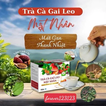 Trà Cà Gai Leo Mật Nhân Hộp 60 Gói x3g - Giải Độc Gan, Thanh Nhiệt, Mát Gan, Bảo Vệ Gan,Cà Gai Leo