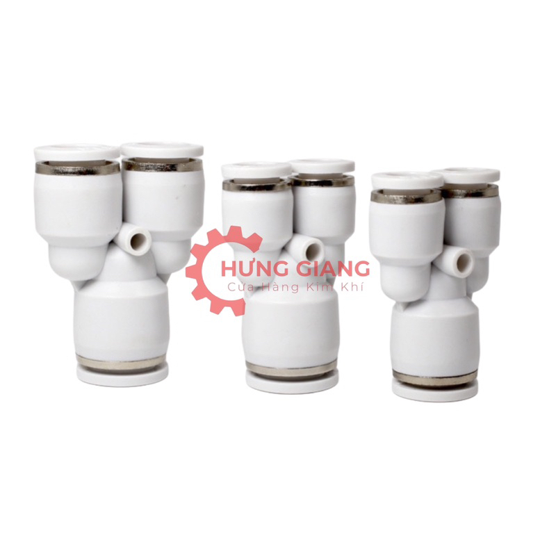 10 Đầu Nối PY, Cút Nối Chữ Y MÀU TRẮNG Cao Cấp chịu áp lực cao