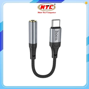 Bộ chuyển đổi âm thanh Hoco LS36 TypeC sang 3.5 (Đen)