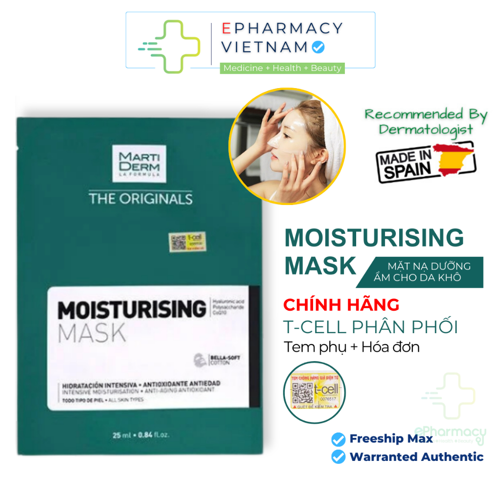 Mặt Nạ Dưỡng Da MARTIDERM The Originals Moisturising Mask Cấp Ẩm Chuyên ...
