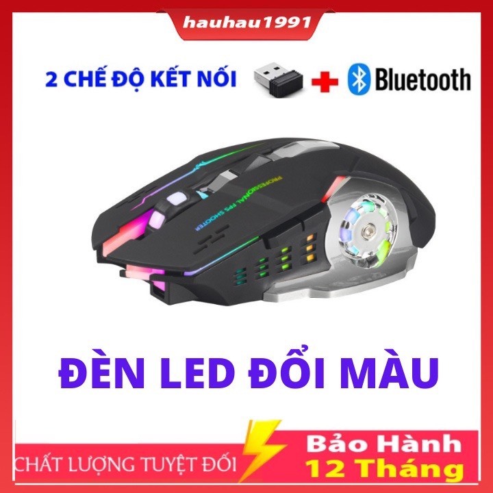Chuột Gaming Không Dây T28 Dành Cho Game Thủ Click Không Gây Tiếng Ồn ...