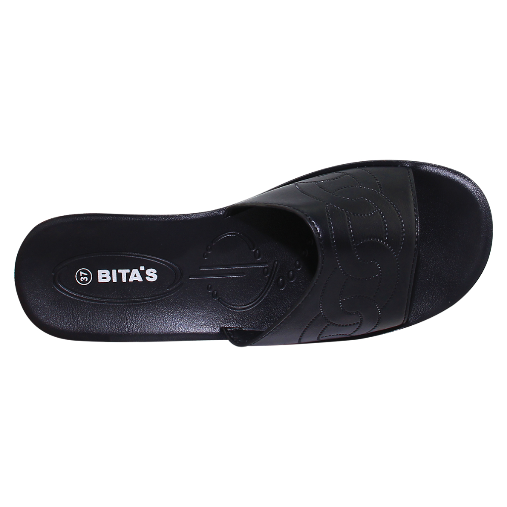 Ảnh Dép quai ngang nữ Bita's DAN.120 (Đen + Nâu + Nho) 2