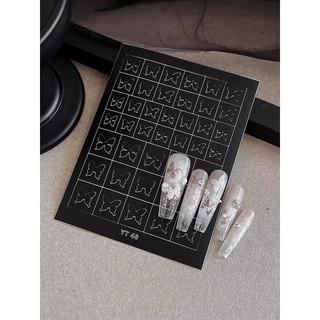 Sticker nail dán móng tạo hiệu ứng ombre 3D đẹp