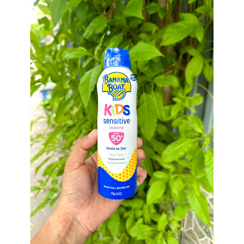Chống nắng Banana Boat Sport thể thao SPF65 170g PA++++, Xịt Chống Nắng Kid SPF50\170g