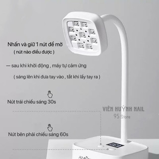 Đèn hơ gel tích điện ANNIES - đèn hơ cảm ứng bản nâng cấp có thể xoay 360độ