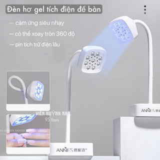 Đèn hơ gel tích điện ANNIES - đèn hơ cảm ứng bản nâng cấp có thể xoay 360độ