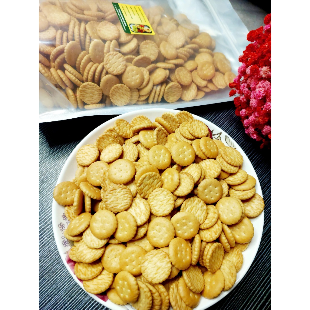 Bánh Quy Bơ Sữa thơm, bùi hình tròn 500g